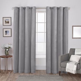 Town and Country Velvet Heavyweight 2 Window Curtain Panels