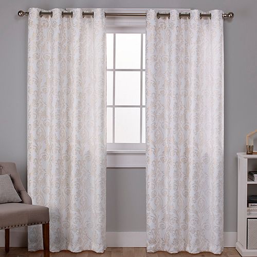 Exclusive Home 2 Pack Watford Distressed Metallic Print Blackout