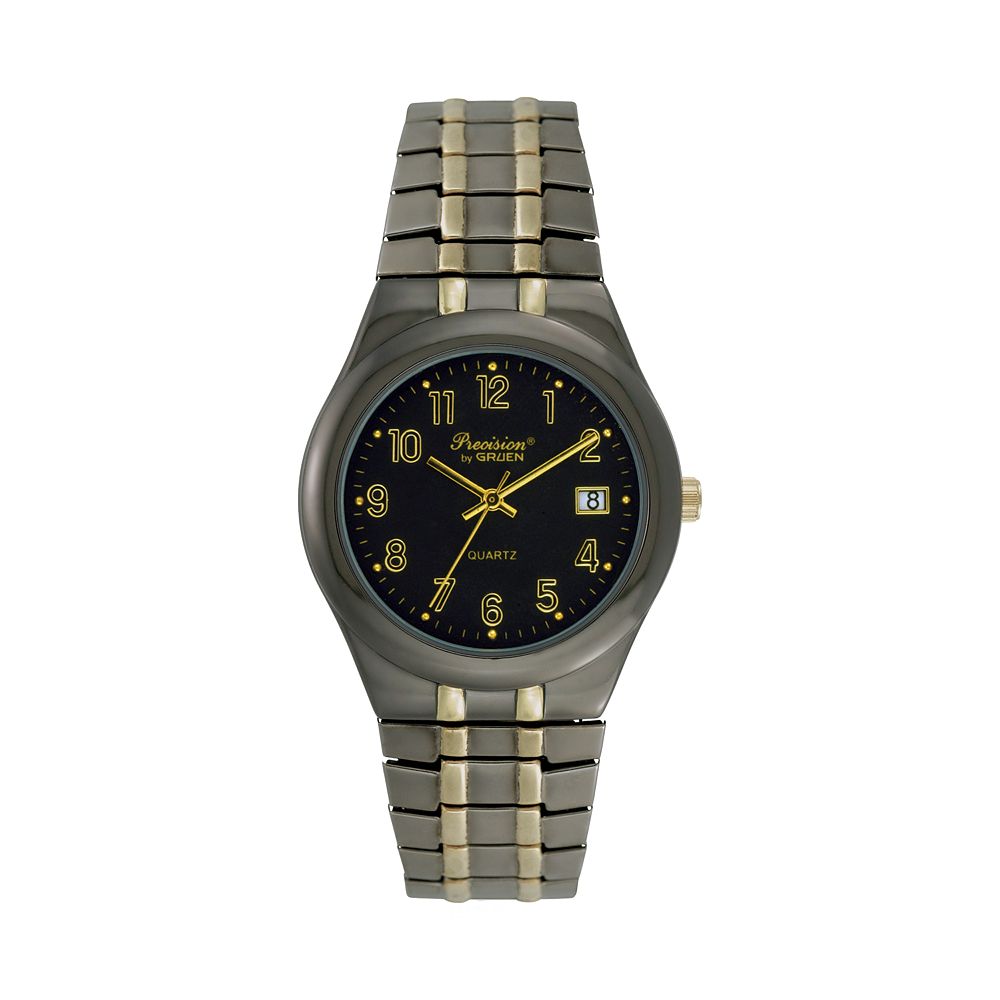 Precision by Gruen Men s Two Tone Watch