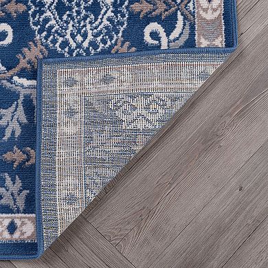 KHL Rugs Izel Brocade 7.10x9.10 Indoor Area Rug