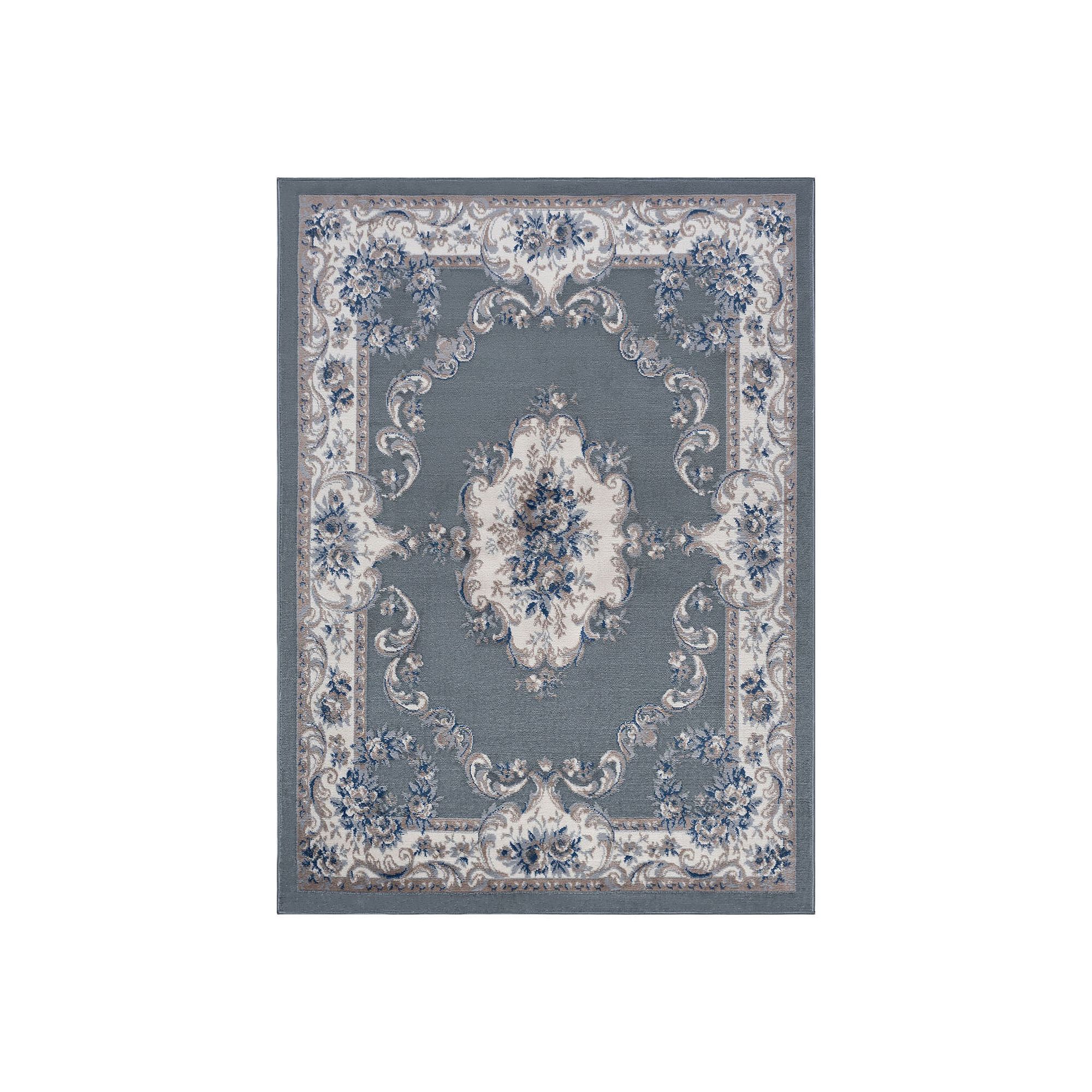 KHL Rugs Jolie Ornate Indoor Area Rug, Gray