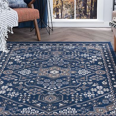 KHL Rugs Logan Ornate Indoor Area Rug