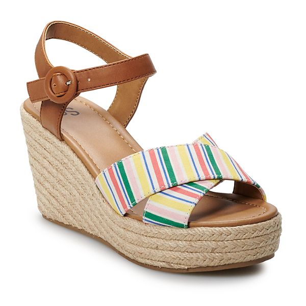 SO® Rosebay Women's Espadrille Wedge Sandals