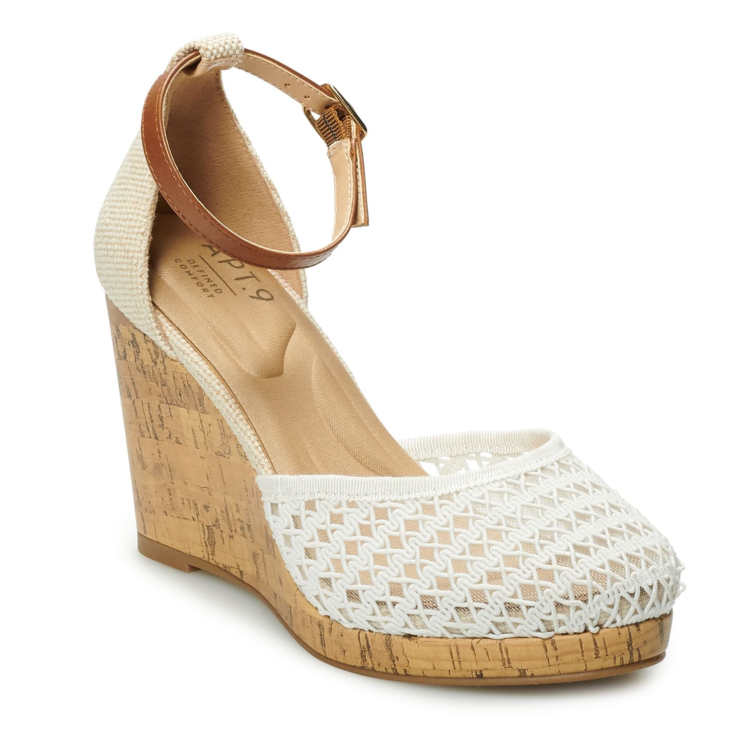 women's ankle strap wedge sandals