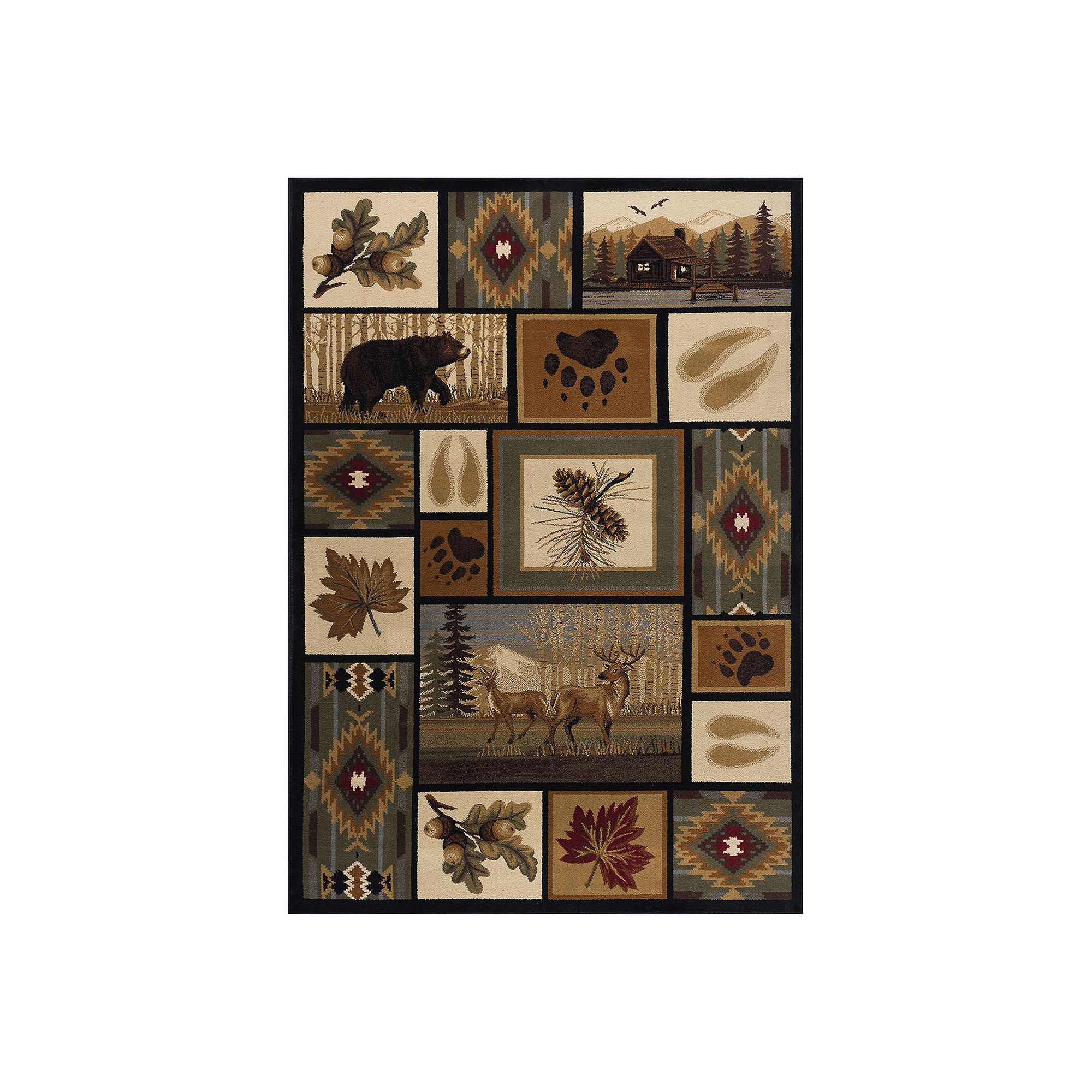 KHL Rugs Northern Wildlife Area Rug, Multi