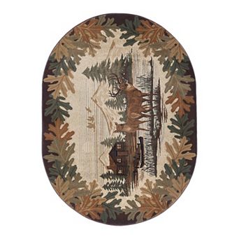 KHL Rugs Oak Deer Lodge Area Rug