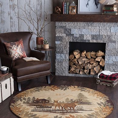 KHL Rugs Oak Deer Lodge Area Rug