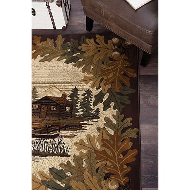 KHL Rugs Oak Deer Lodge Area Rug