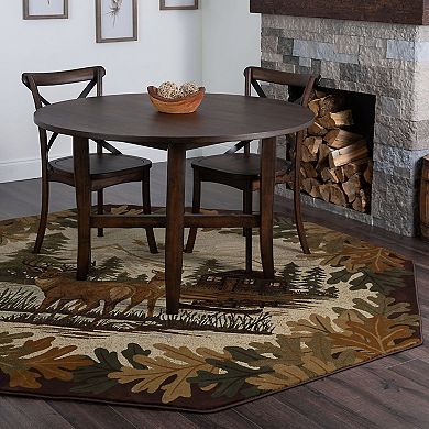 KHL Rugs Oak Deer Lodge Area Rug