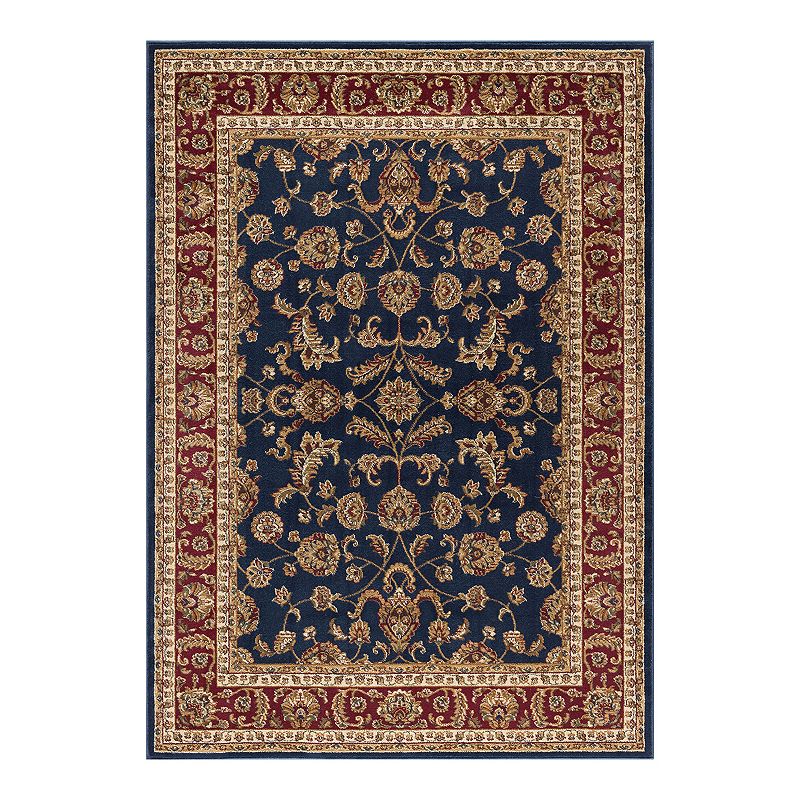 KHL Rugs Sariya Traditional Area Rug, Blue, 5X7 Ft