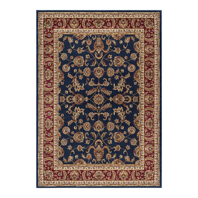 KHL Rugs Sariya Traditional Area Rug, Blue, 5X7 Ft