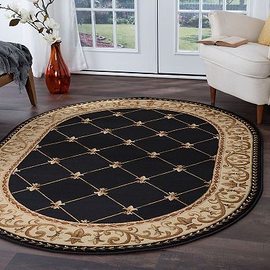 KHL Rugs Orleans Border Area Rug