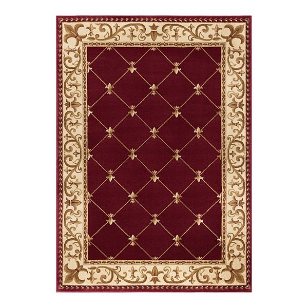 Khl Rugs Orleans Border Area Rug, Border Area Rugs