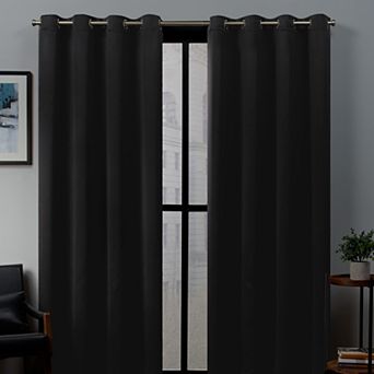 Exclusive Home 2-pack Sateen Twill Woven Blackout Window Curtains