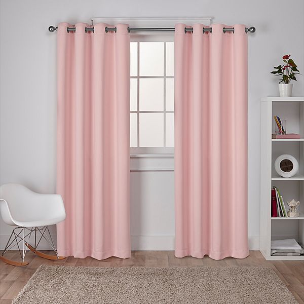 Sateen Twill Woven Blackout Window Curtains, Exclusive Home Curtains Sateen