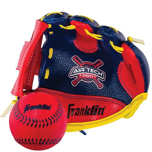 Franklin 8.5" Air Tech Adapt Baseball Glove & Ball Set