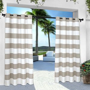 Exclusive Home 2 Pack Biscayne Indoor Outdoor Window Curtain