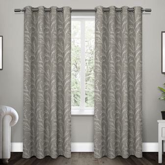 Exclusive Home 2-pack Kilberry Woven Blackout Window Curtains