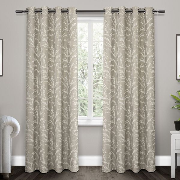 Exclusive Home 2-pack Kilberry Woven Blackout Window Curtains