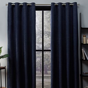 Town and Country 2-pack Oxford Textured Sateen Woven Blackout Window Curtains