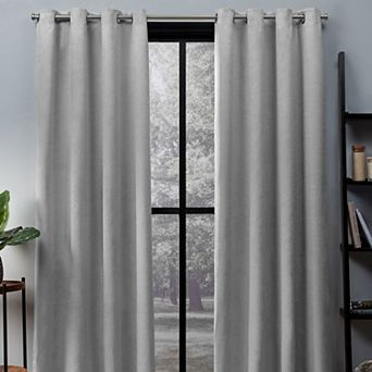 Town and Country 2-pack Oxford Textured Sateen Woven Blackout Window Curtains