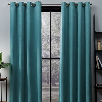 Town and Country 2-pack Oxford Textured Sateen Woven Blackout Window Curtains