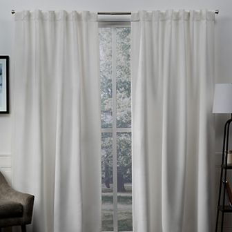 Exclusive Home 2-pack Sateen Twill Woven Blackout Window Curtains