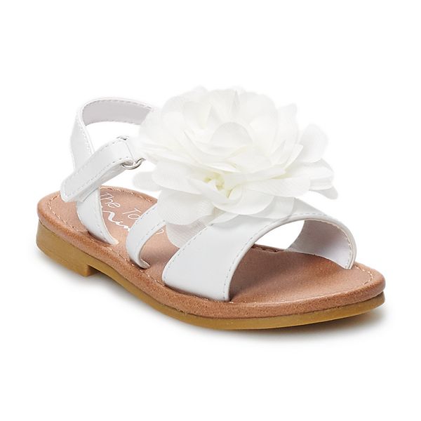 Touch of Nina Allyson Girls' Floral Slingback Sandals