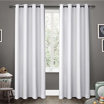 Exclusive Home 2-pack Sateen Twill Woven Blackout Window Curtains