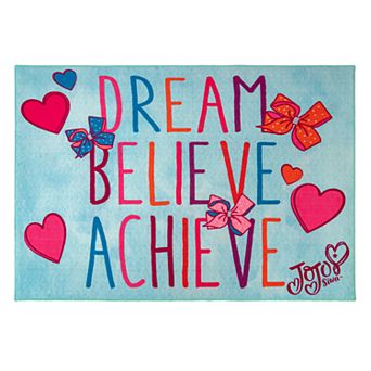 Nickelodeon JoJo Siwa Dream Believe Achieve Rug