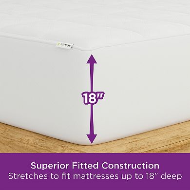 AllerEase Ultimate Comfort Allergy Protection Mattress Pad