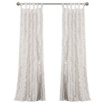 Lush Decor 2-pack Sophia Ruffle Window Curtains