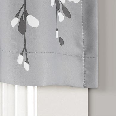 Lush Decor Weeping Flower Room Darkening Valance