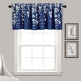 Lush Decor Weeping Flower Room Darkening Valance
