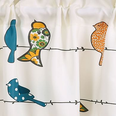 Lush Decor Rowley Birds Room Darkening Valance
