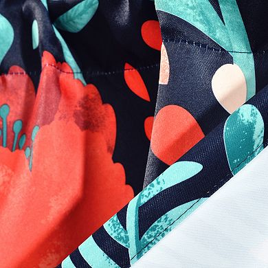 Lush Decor Poppy Garden Room Darkening Valance