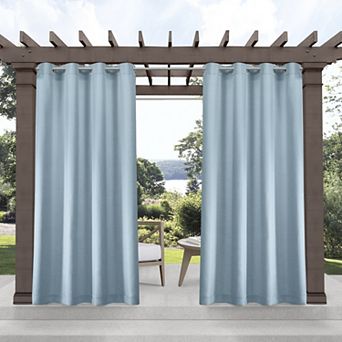Town and Country 2-pack Indoor/Outdoor Solid Cabana Window Curtains