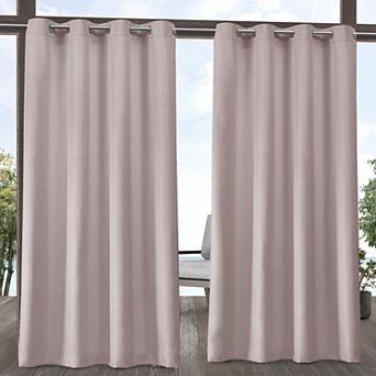 Town and Country 2-pack Indoor/Outdoor Solid Cabana Window Curtains