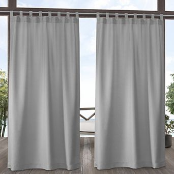 Town and Country 2-pack Indoor/Outdoor Solid Cabana Window Curtains