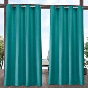 Town and Country 2-pack Indoor/Outdoor Solid Cabana Window Curtains