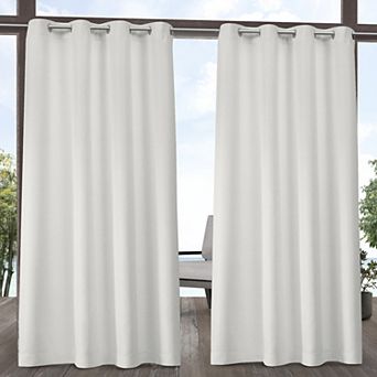 Town and Country 2-pack Indoor/Outdoor Solid Cabana Window Curtains