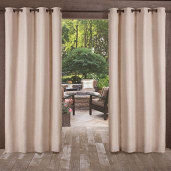 Exclusive Home 2-pack Delano Indoor/Outdoor Window Curtain