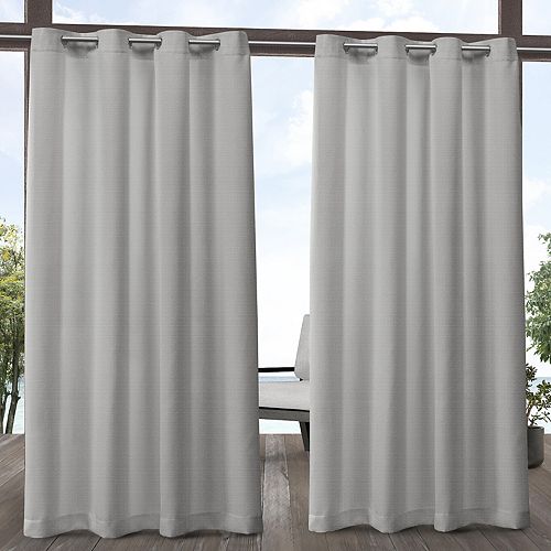 Exclusive Home 2 Pack Aztec Indoor Outdoor Window Curtains