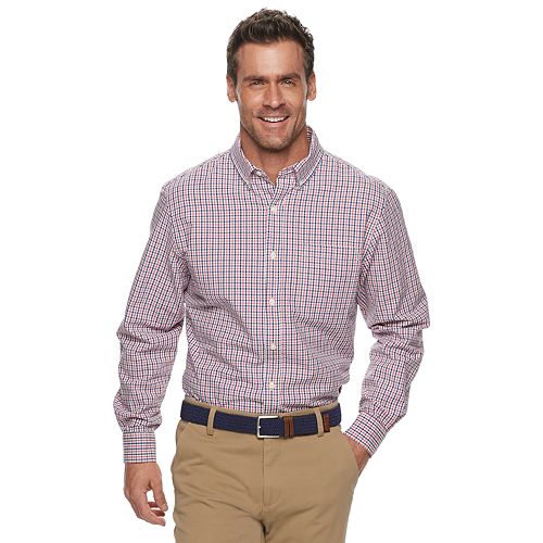 Men's Croft & Barrow® Seersucker Button-Down Shirt