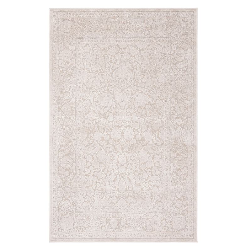 Safavieh Reflection Brooke Rug, White, 5X7.5 Ft