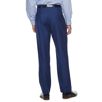 Men's Steve Harvey Tailored-Fit Textured Pleated Suit Pants