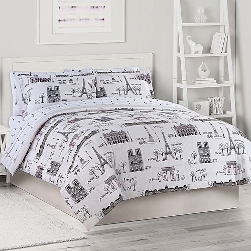 The Big One Reversible Paris Bedding Set