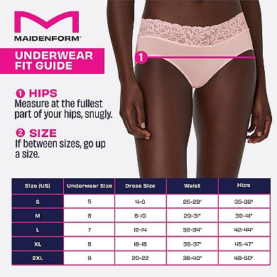 Maidenform All-Over Lace Thong Panty DMESLT