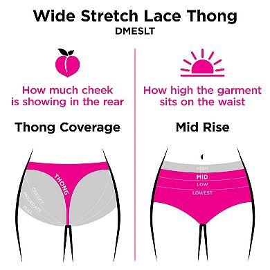 Maidenform All-Over Lace Thong Panty DMESLT
