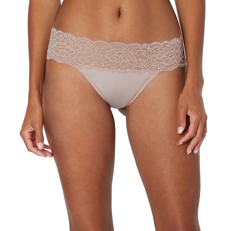 Maidenform All-Over Lace Thong Panty DMESLT, Women's, Size: 5, Eve Blush Bloom